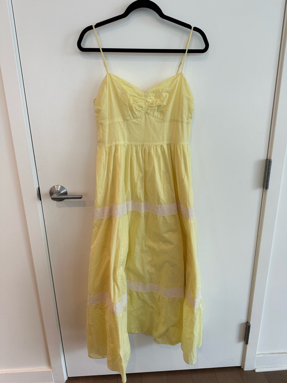 Jason Wu Pale Yellow Spaghetti-Strap Dress